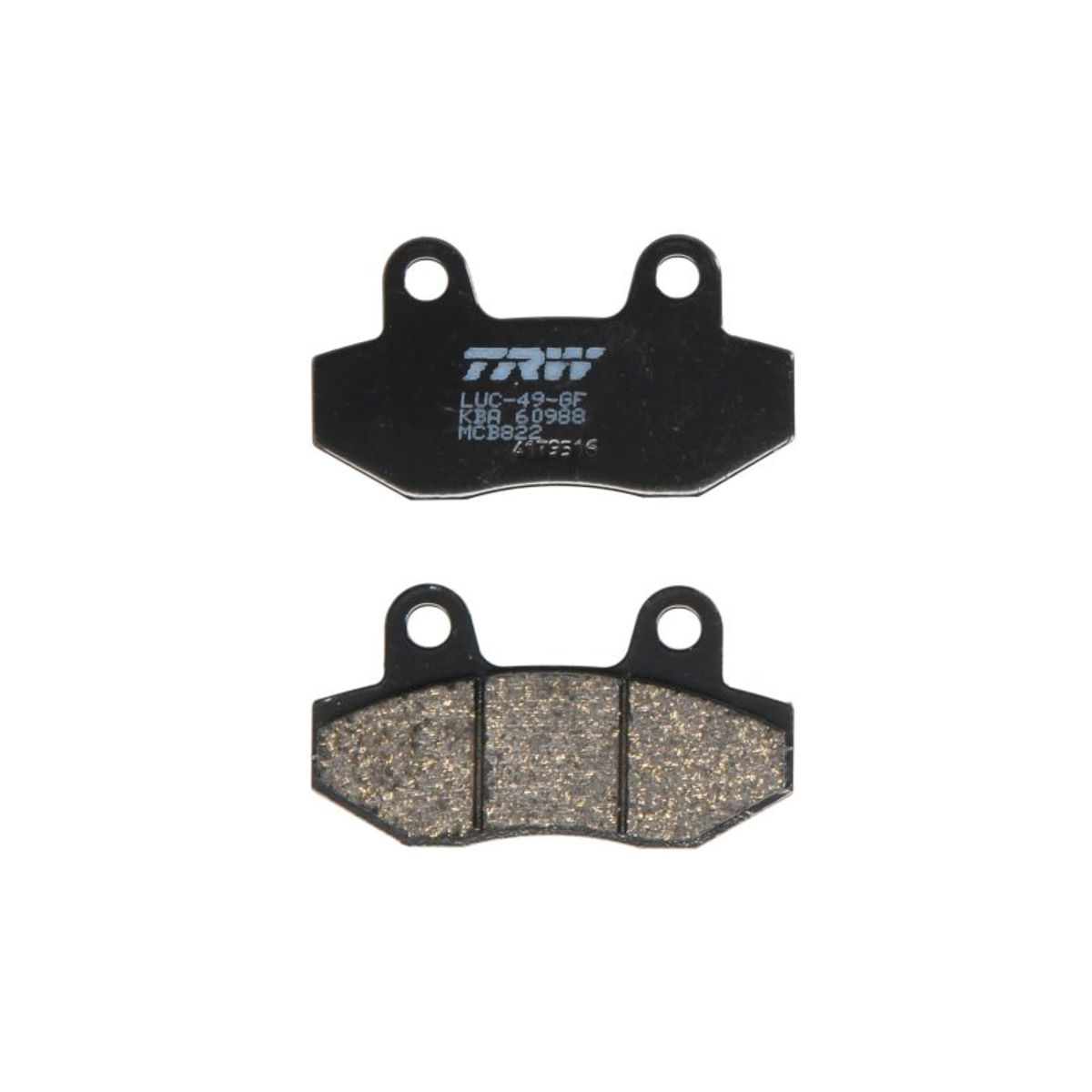 Trw Jeu De Plaquettes De Frein Mcb822
