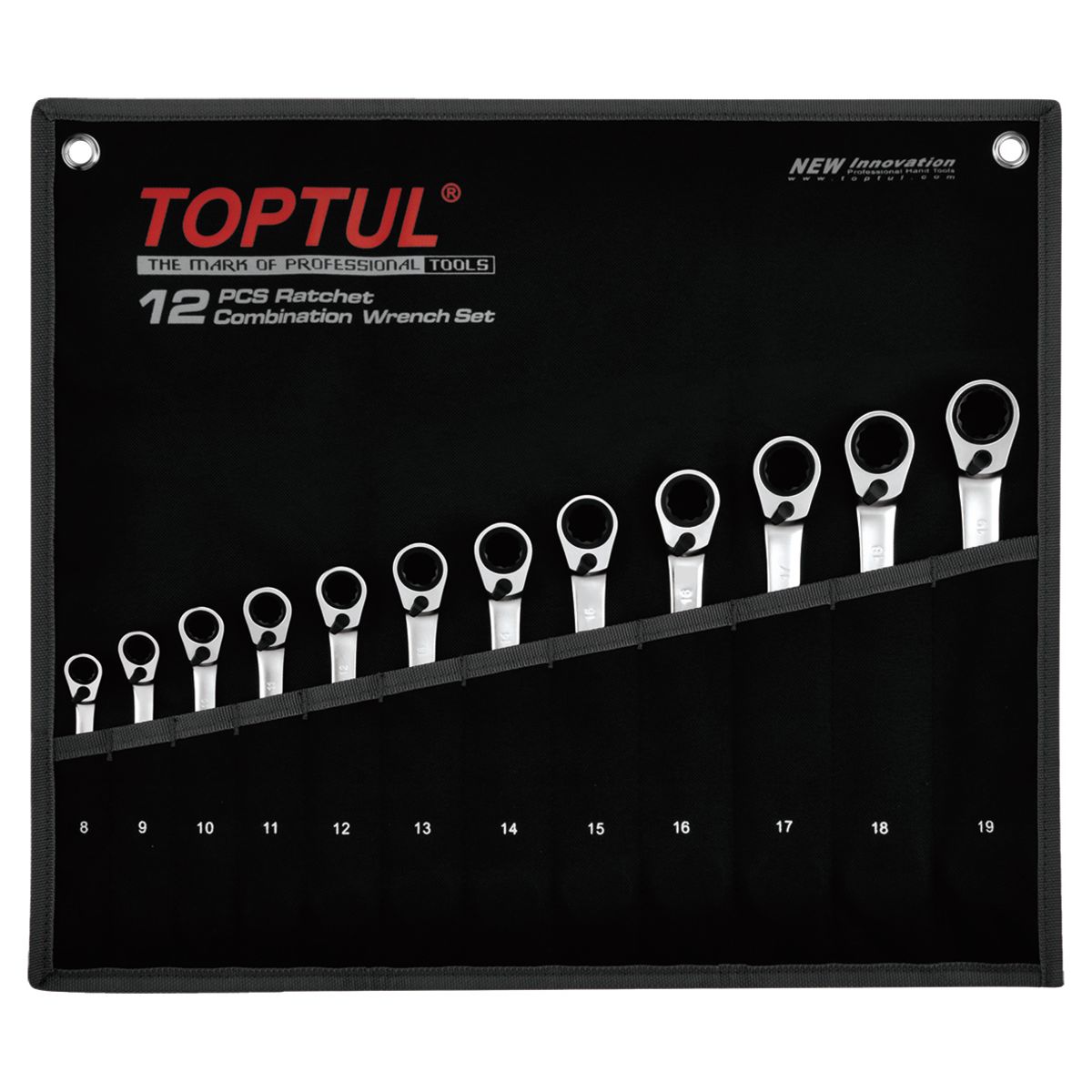 Maul-Ringschlüsselsatz TOPTUL GPAQ1203