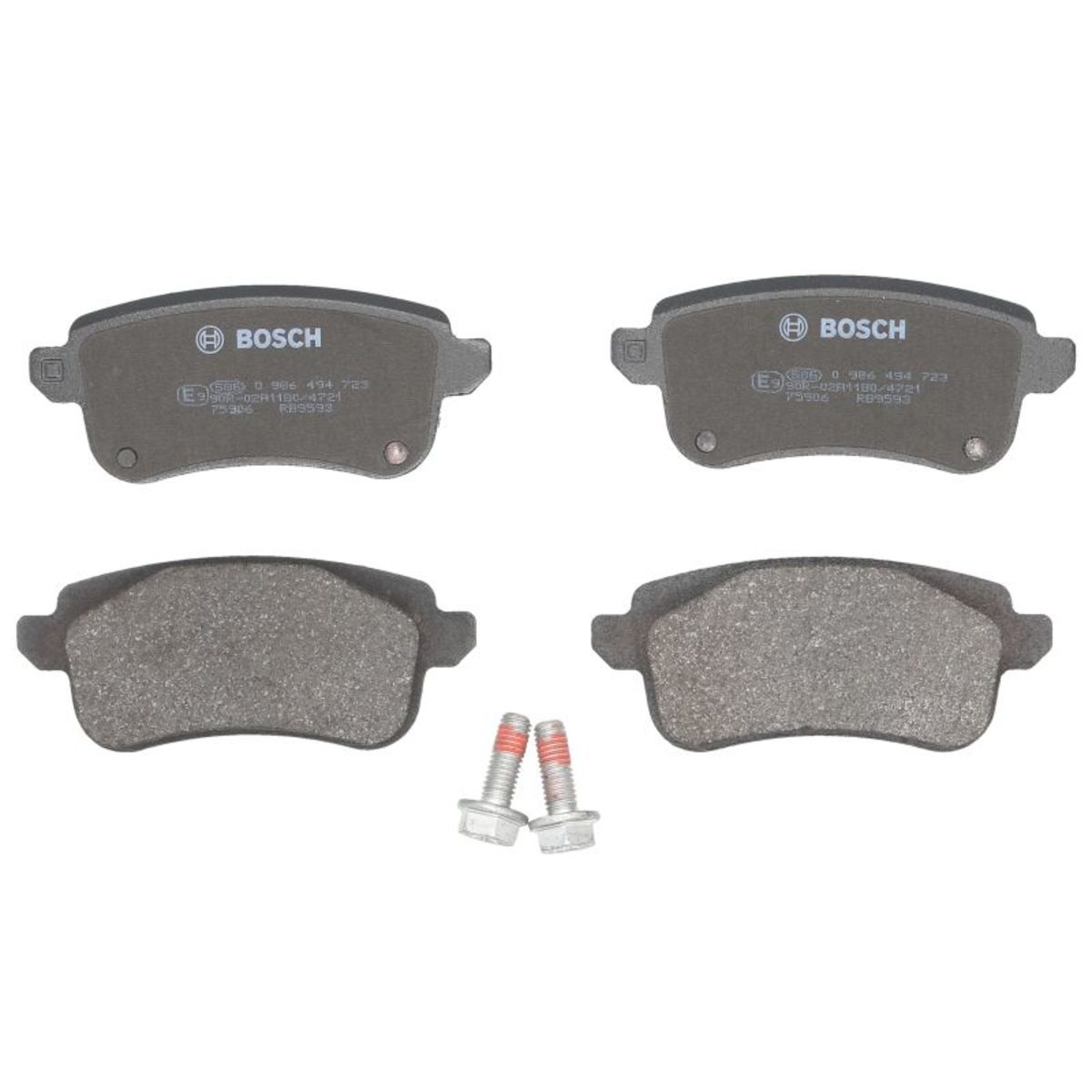 Originale BOSCH Kit Pastiglie Freno Freni a Disco 0 986 494 723 per Renault - Immagine 6