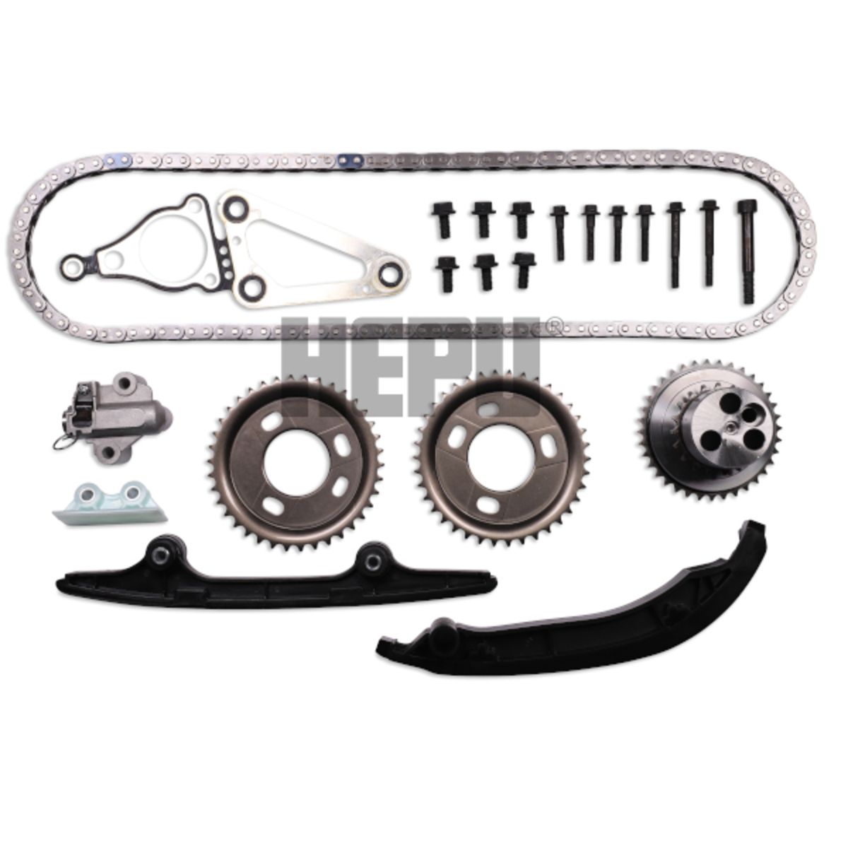 Kit de distribution par chaîne HEPU 210460 pour Citroen, Fiat, Ford