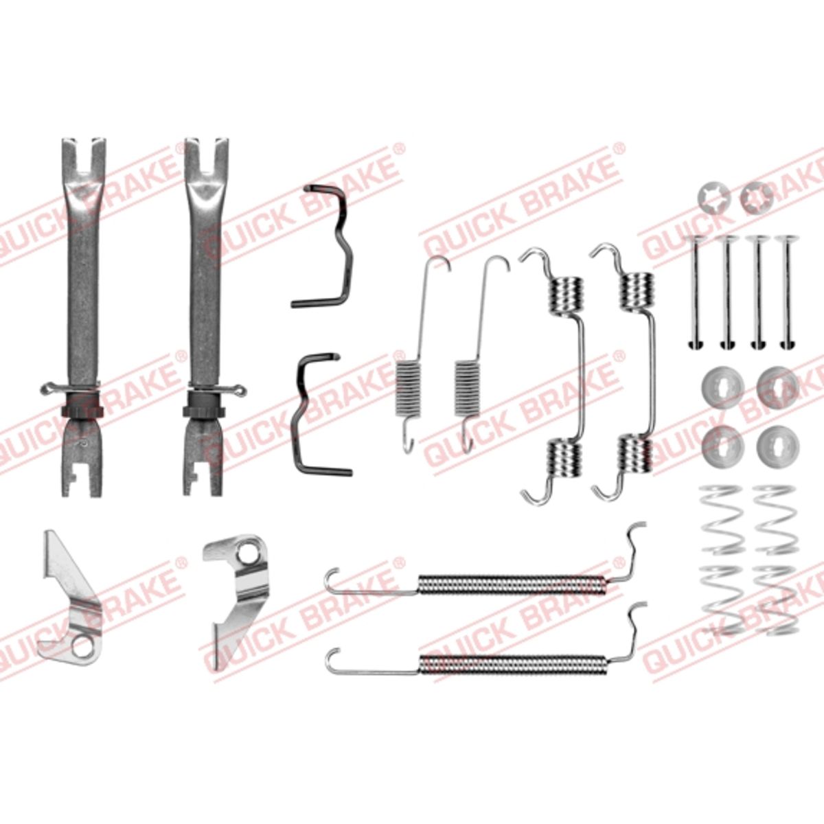 Zubehörsatz, Bremsbacken QUICK BRAKE 105-0849S