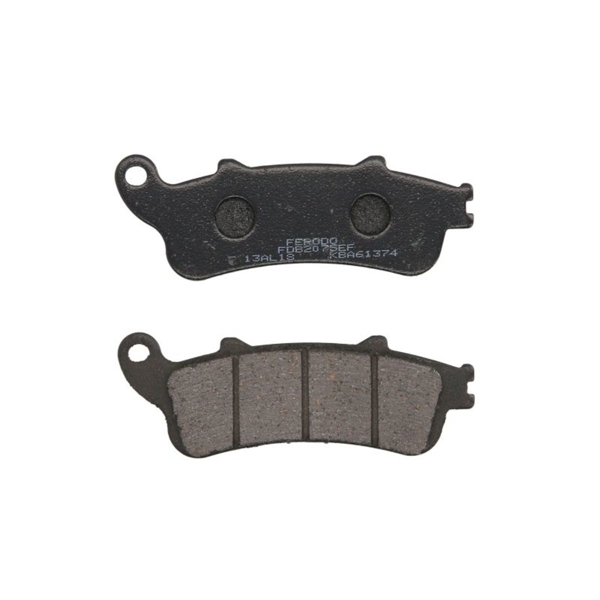 Bremsbelagsatz FERODO FDB2075EF vorne, hinten