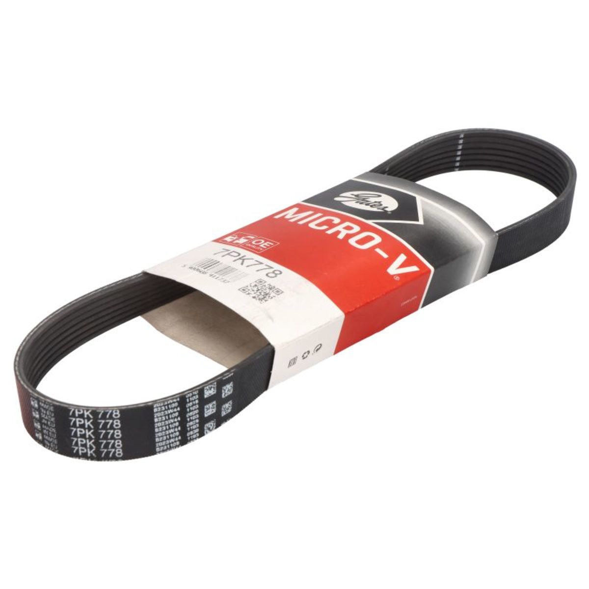 Nero Cinghia Poly-V Gates Gat7pk778