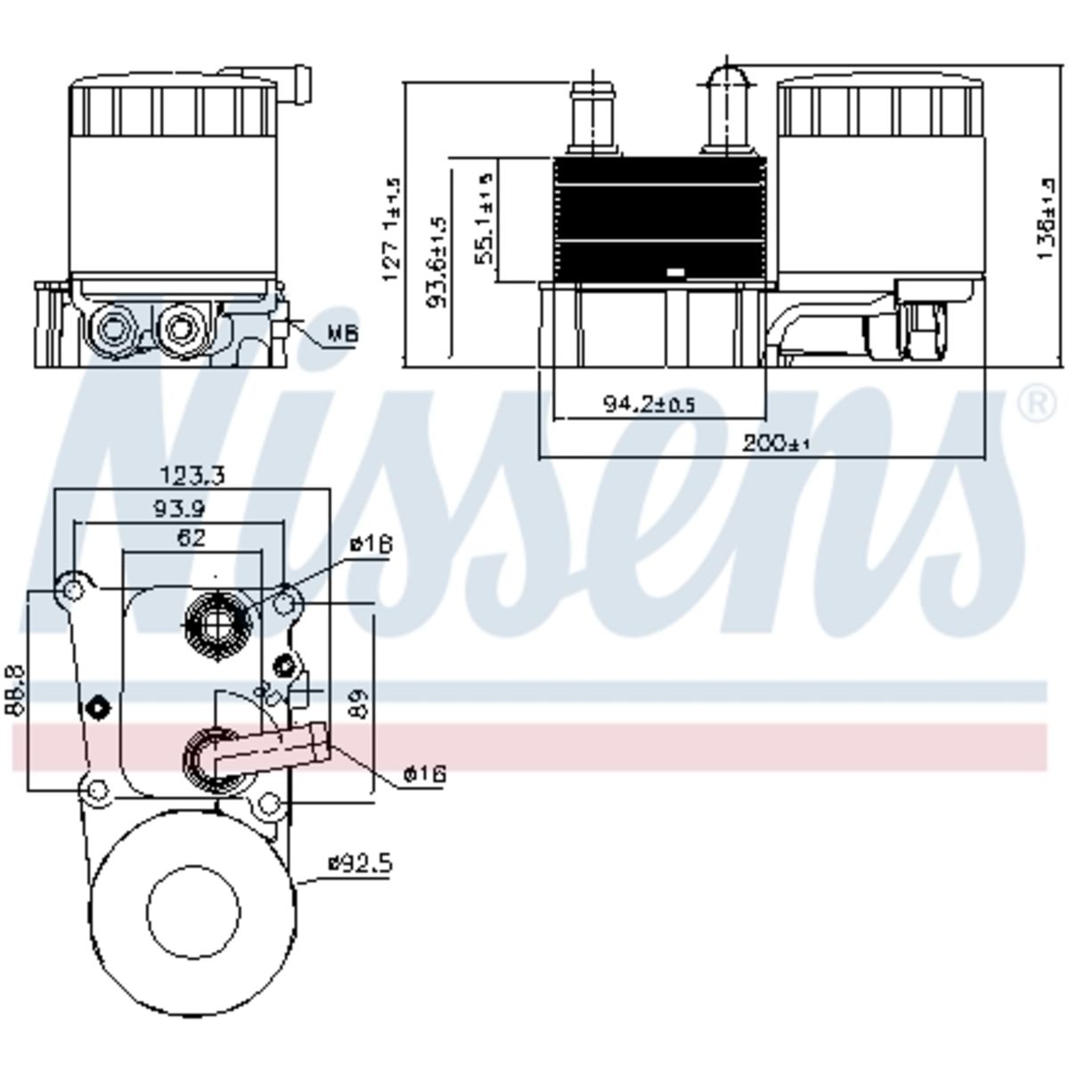 Image of Olie radiator, motorolie