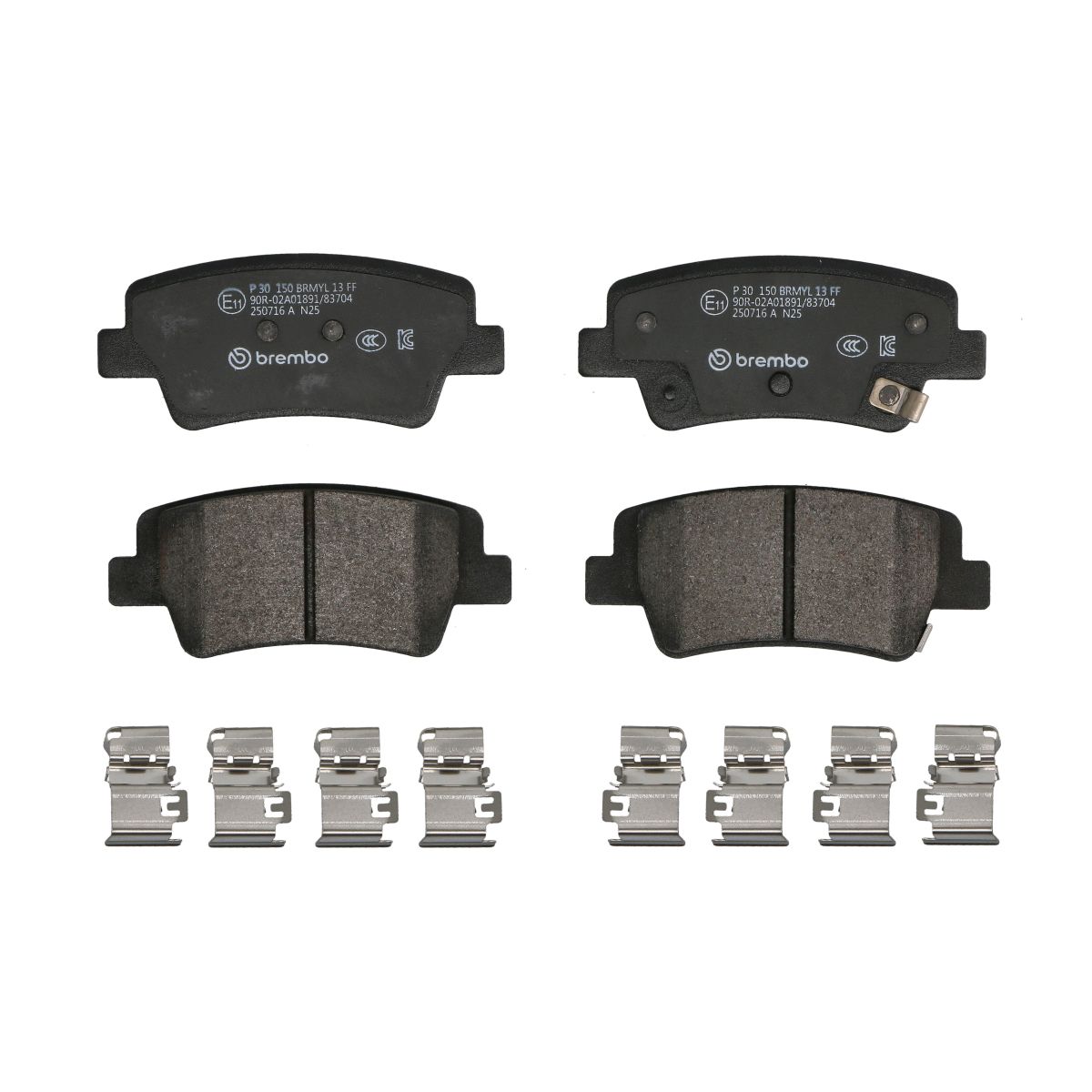 Brembo Bremsbelagsatz P 30 150