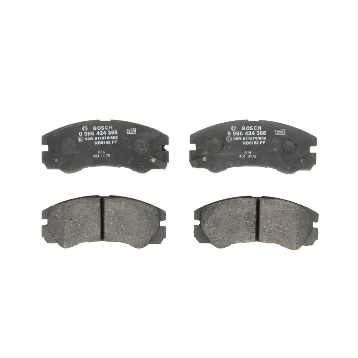 Bosch Jeu De Plaquettes De Frein 0 986 424 366, Avant