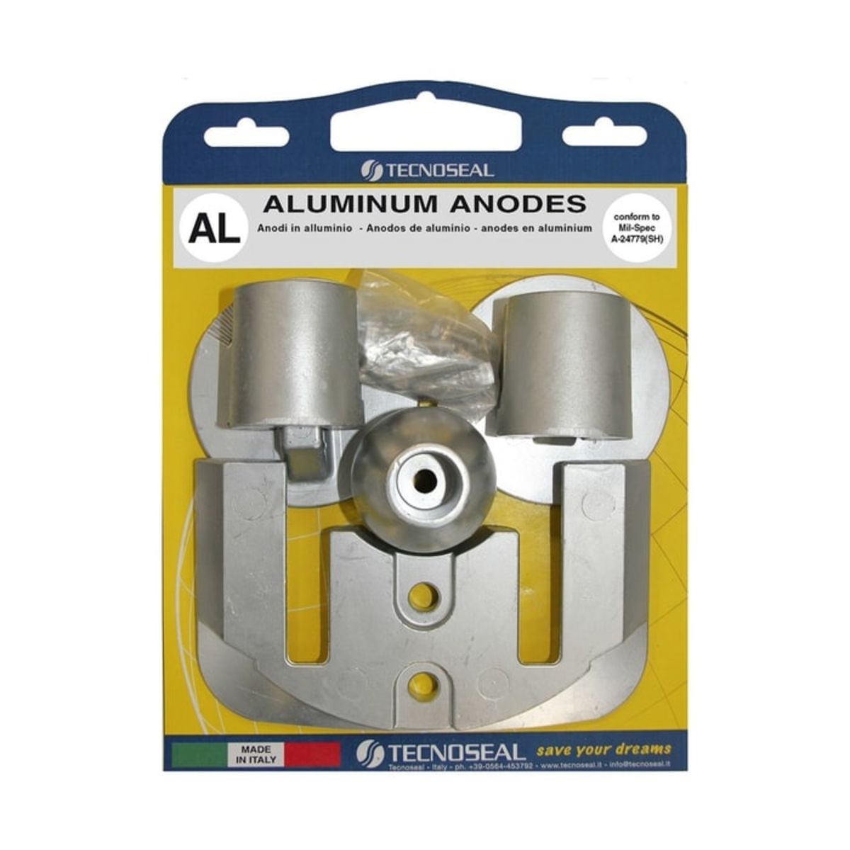 Anode Set Tecnoseal Tenkitbravoiii-04AL