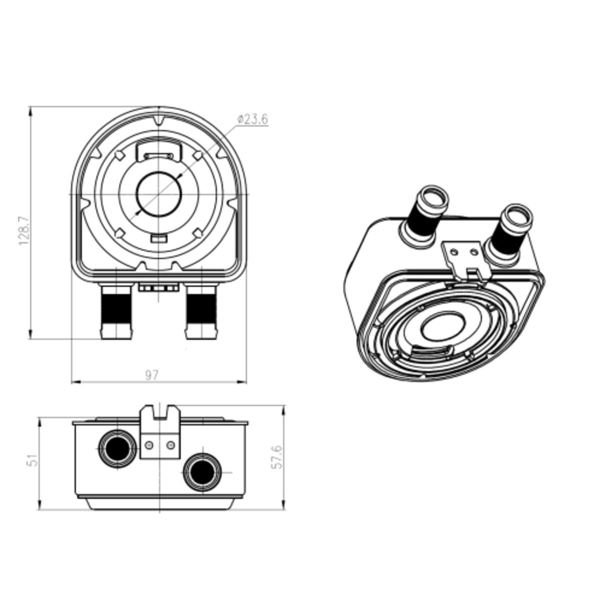 Image of Olie radiator, motorolie