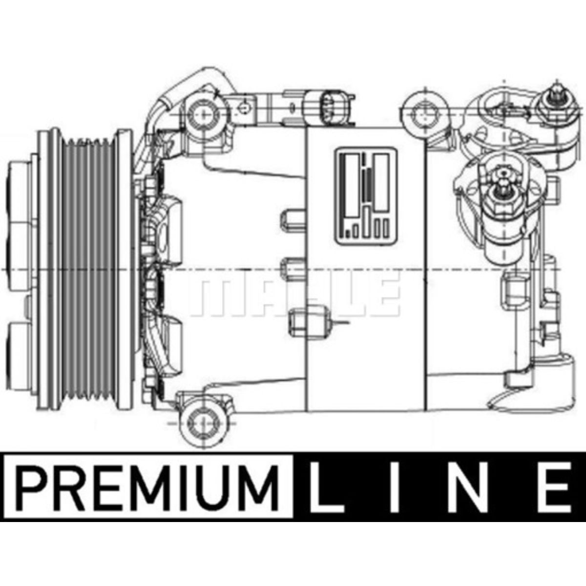 Image of Compressor, airconditioning