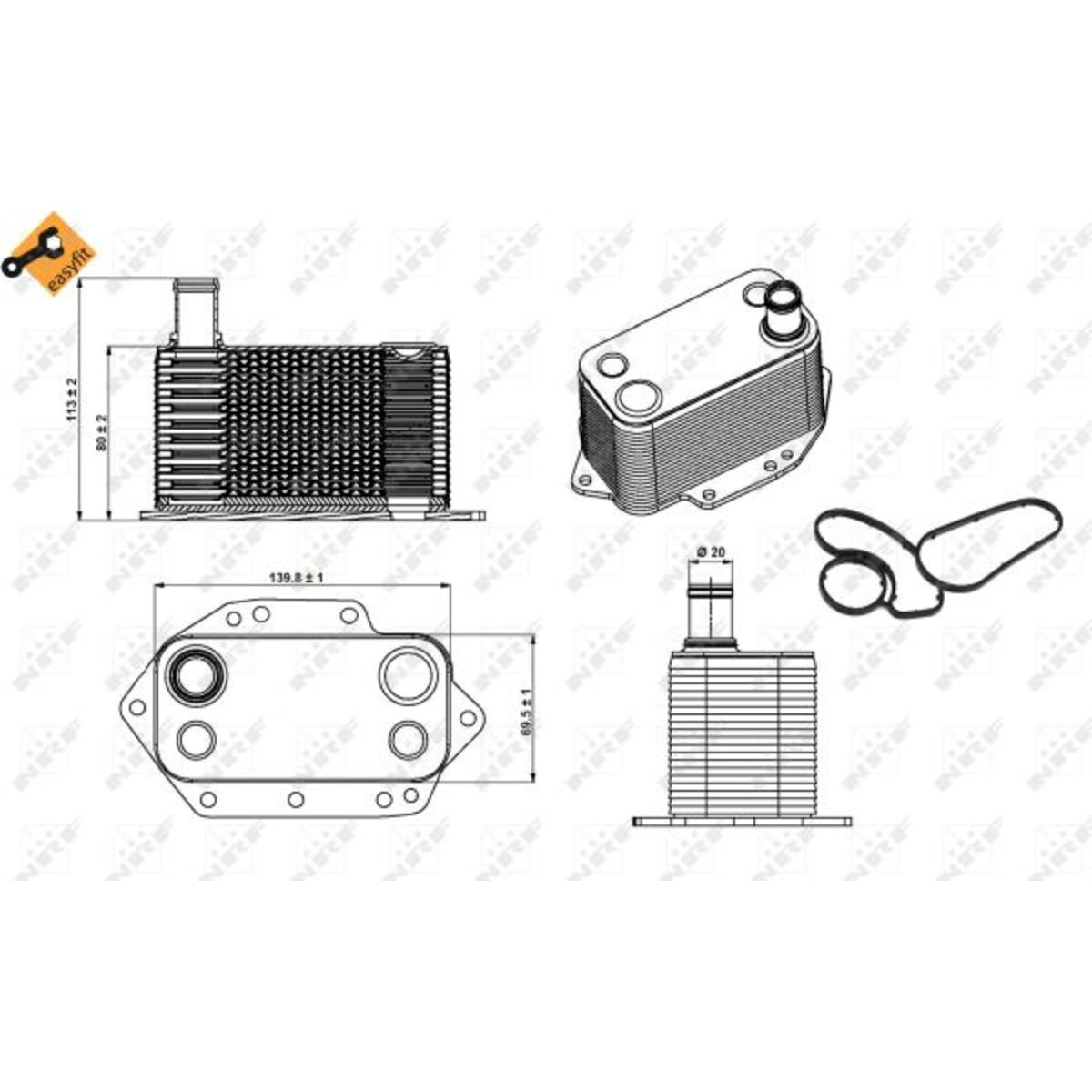 Image of Olie radiator, motorolie