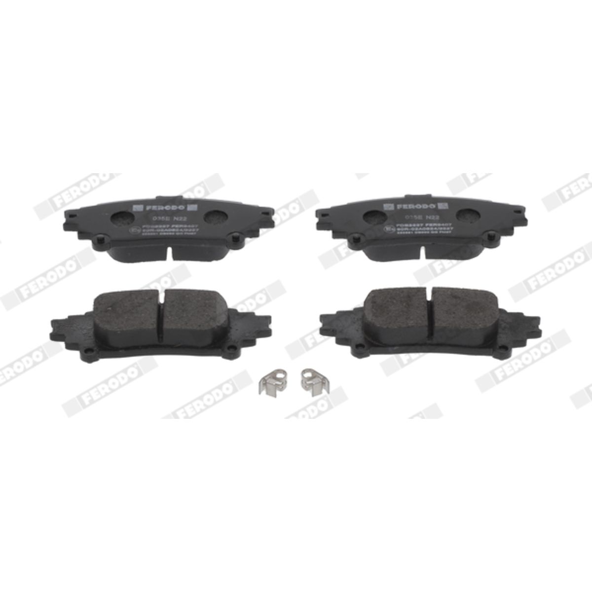 Bremsbelagsatz FERODO FDB5237, Hinten