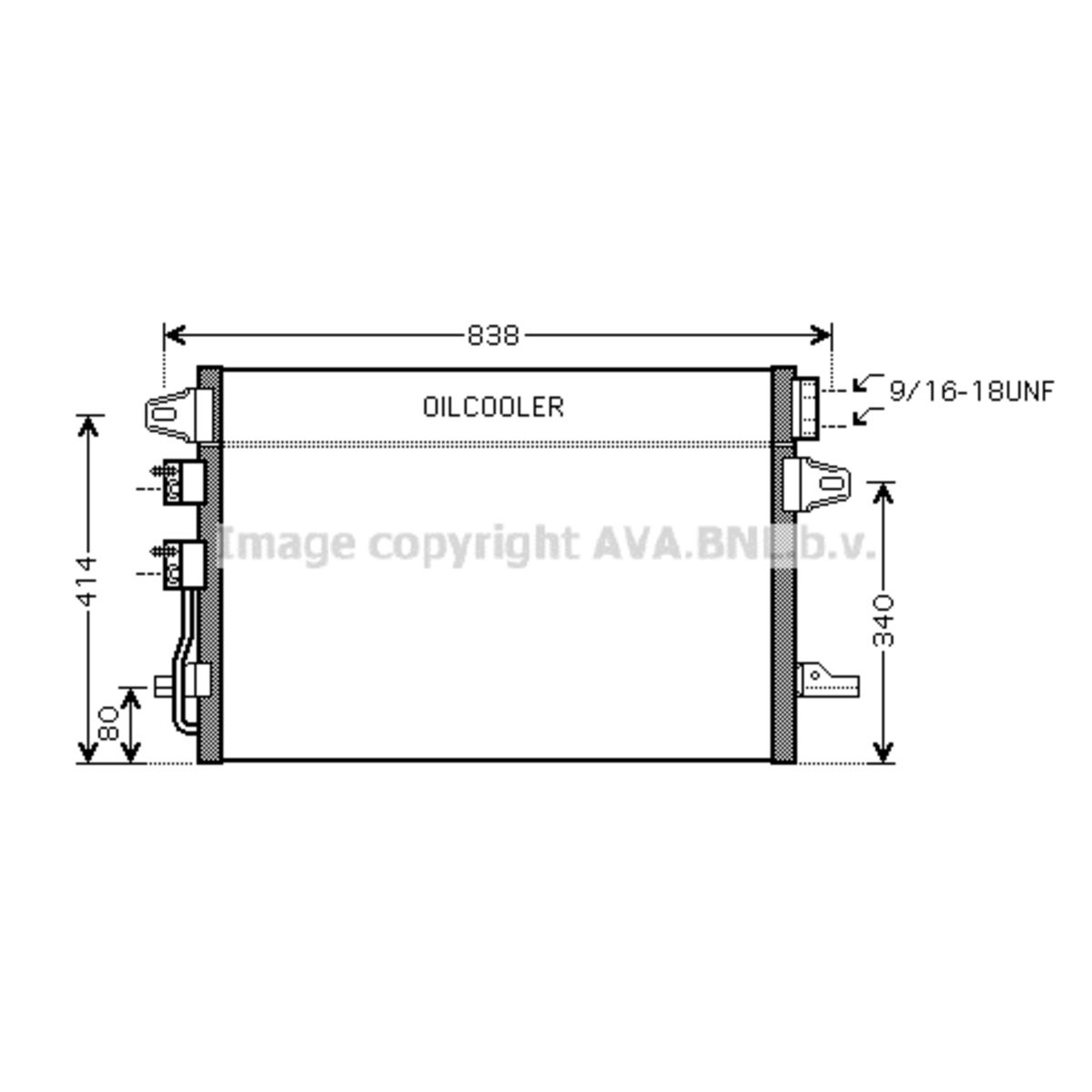 Image of Condensator, airconditioning   AVA