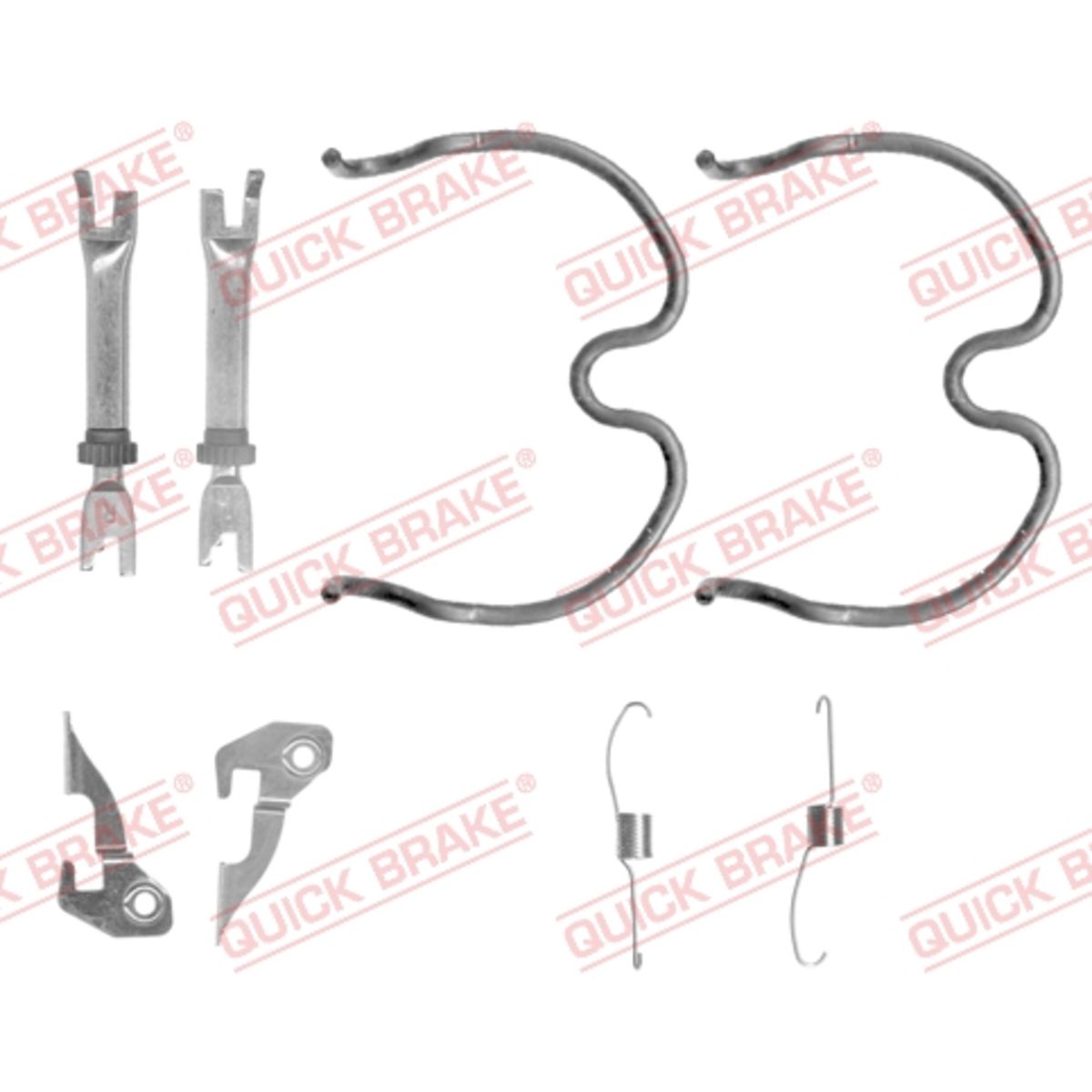 Zubehörsatz, Bremsbacken QUICK BRAKE 105-0837S