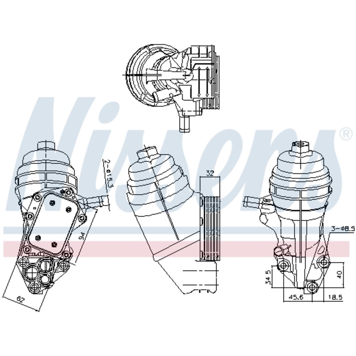 Olie radiator, motorolie