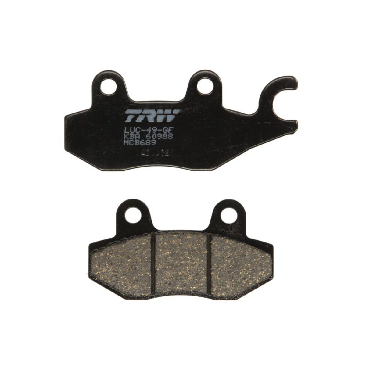 Jeu de plaquettes de frein TRW MCB689