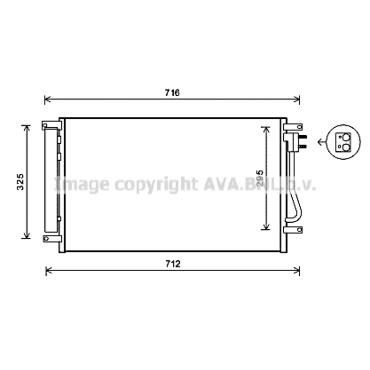 Image of Condensator, airconditioning