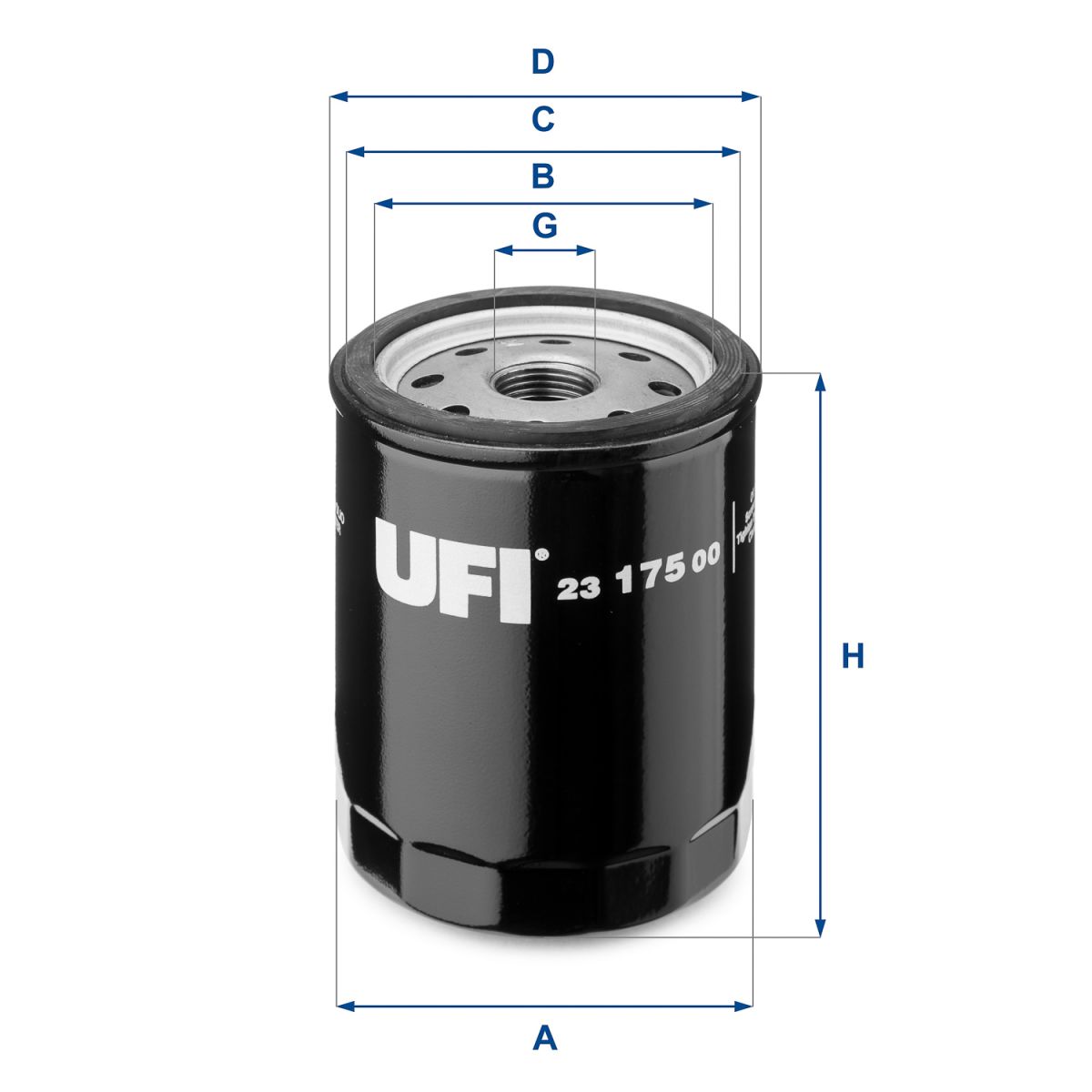 Ufi Filtro De Aceite 23.175.00