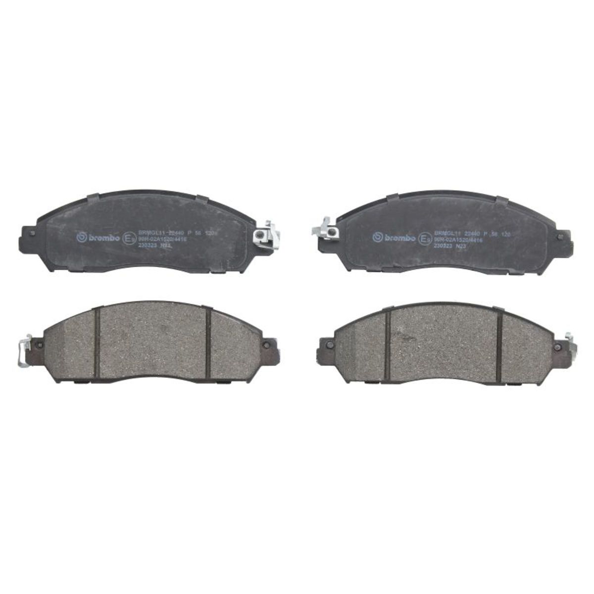 Brembo Jeu De Plaquettes De Frein P 56 120