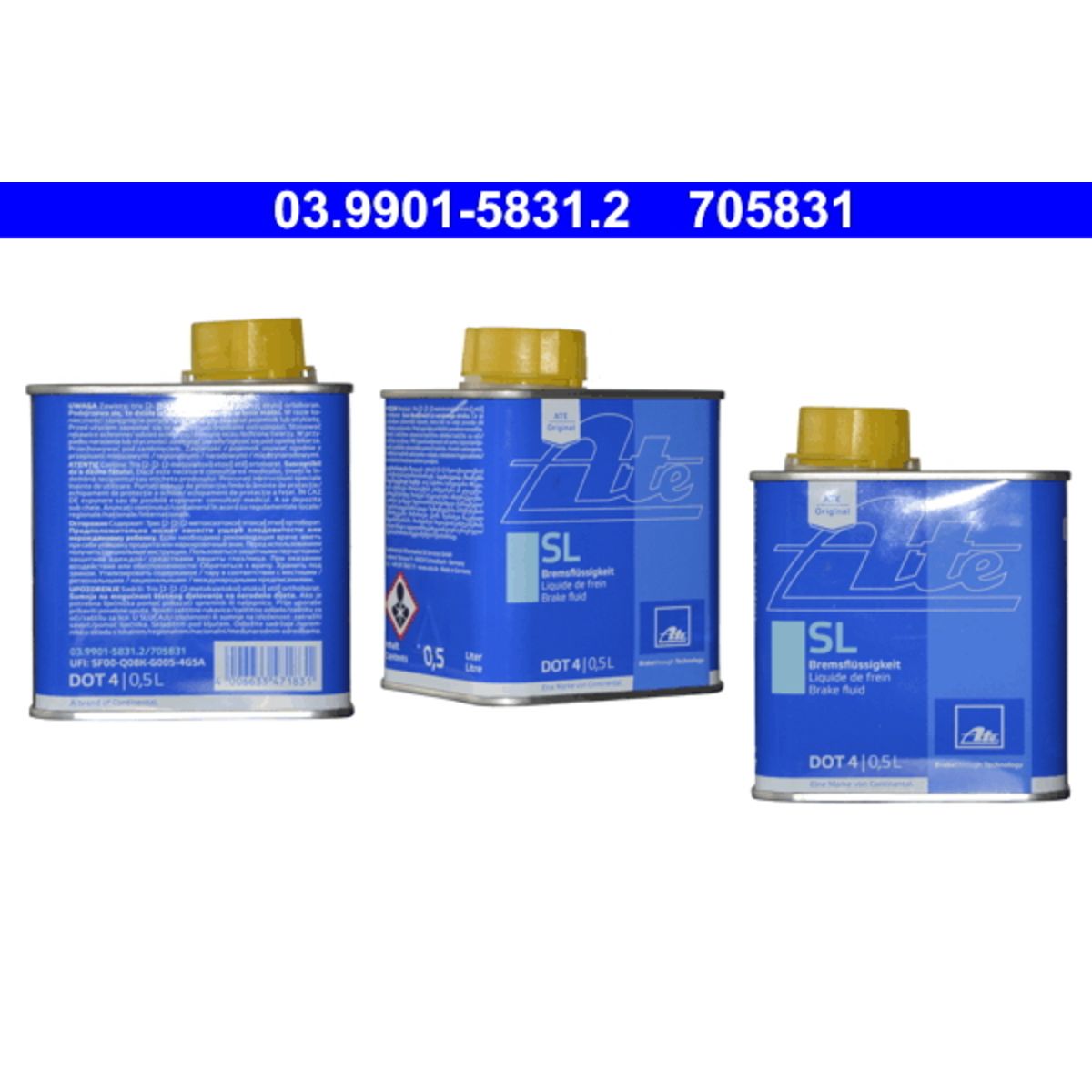 Image of Remvloeistof   DOT4 SL 500ml