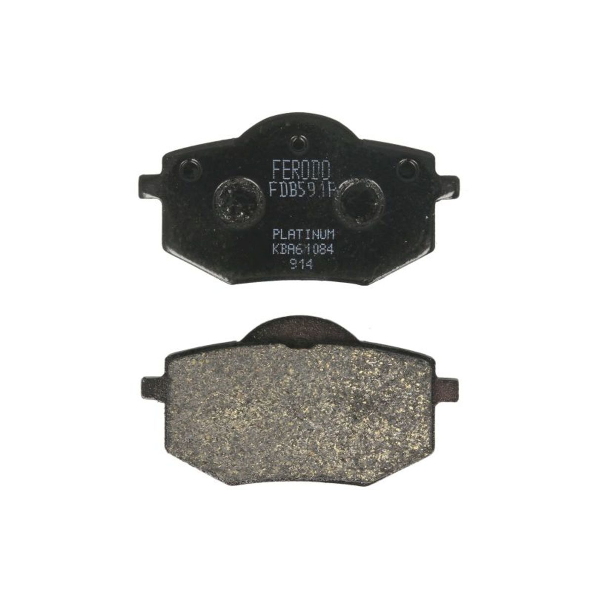Set di pastiglie freno FERODO FDB591