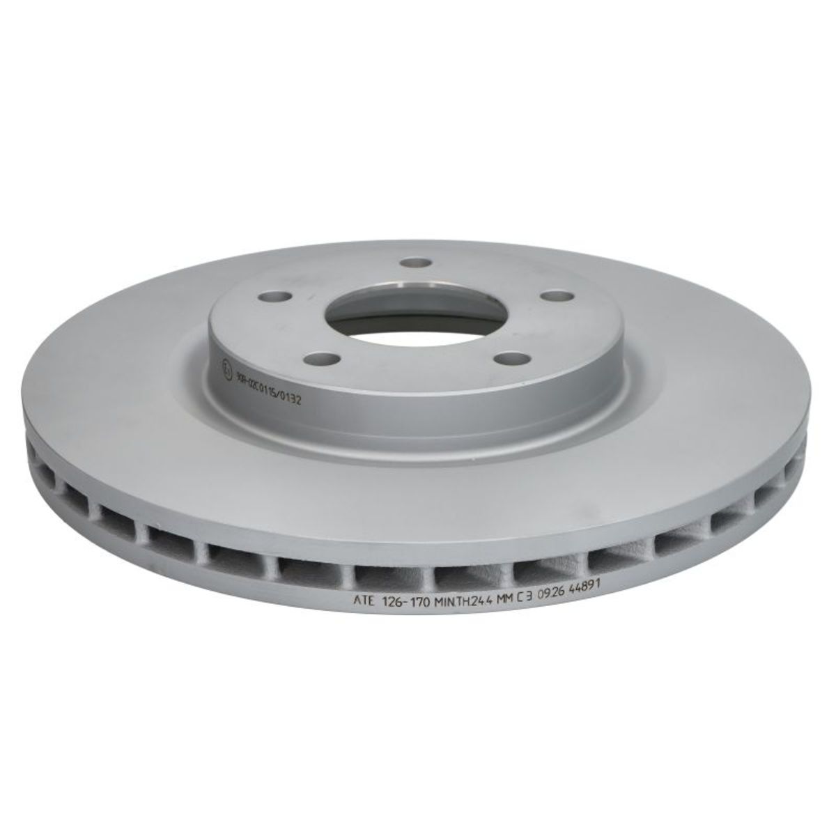 Disque de frein ATE 24.0126-0170.1 avant, ventilé, 1 pièce