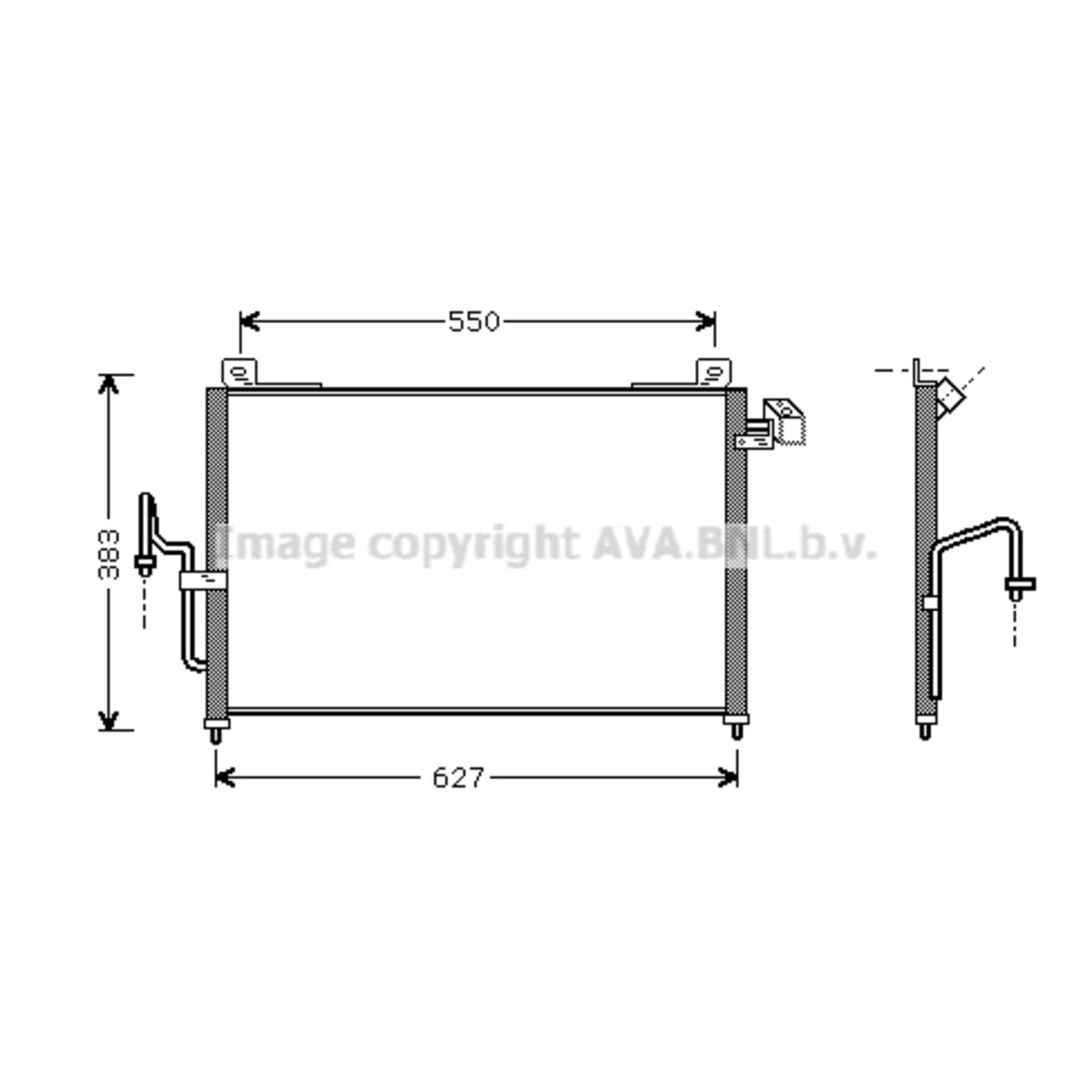 Image of Condensator, airconditioning   AVA