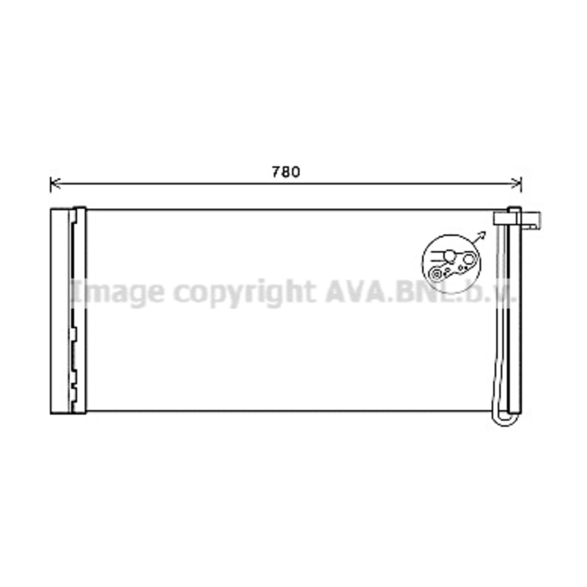 Image of Condensator, airconditioning   AVA