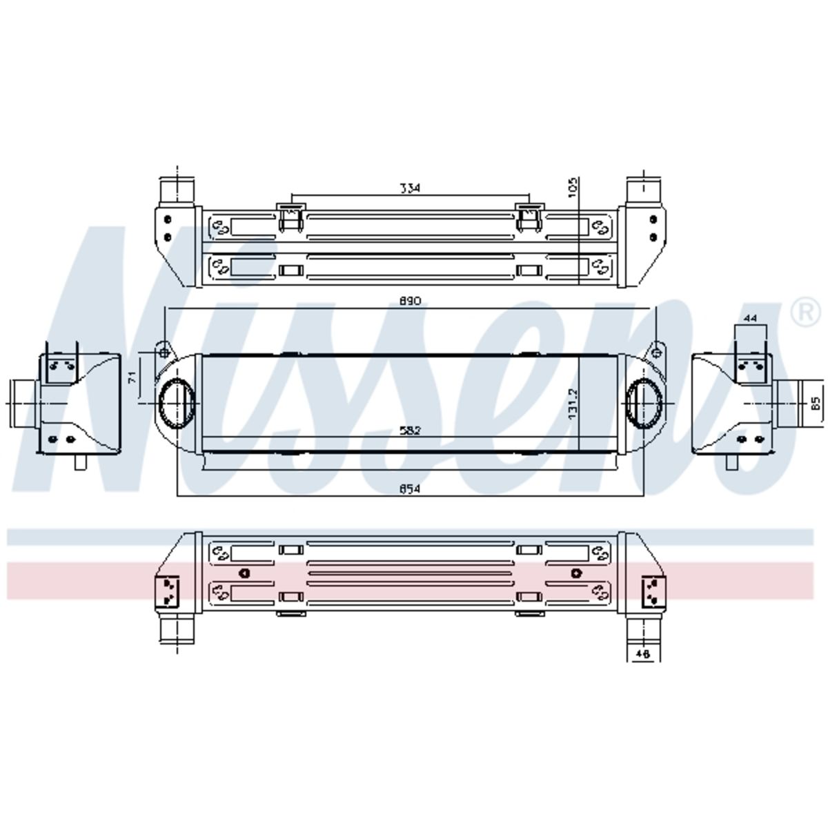 Nissens Intercooler 96243