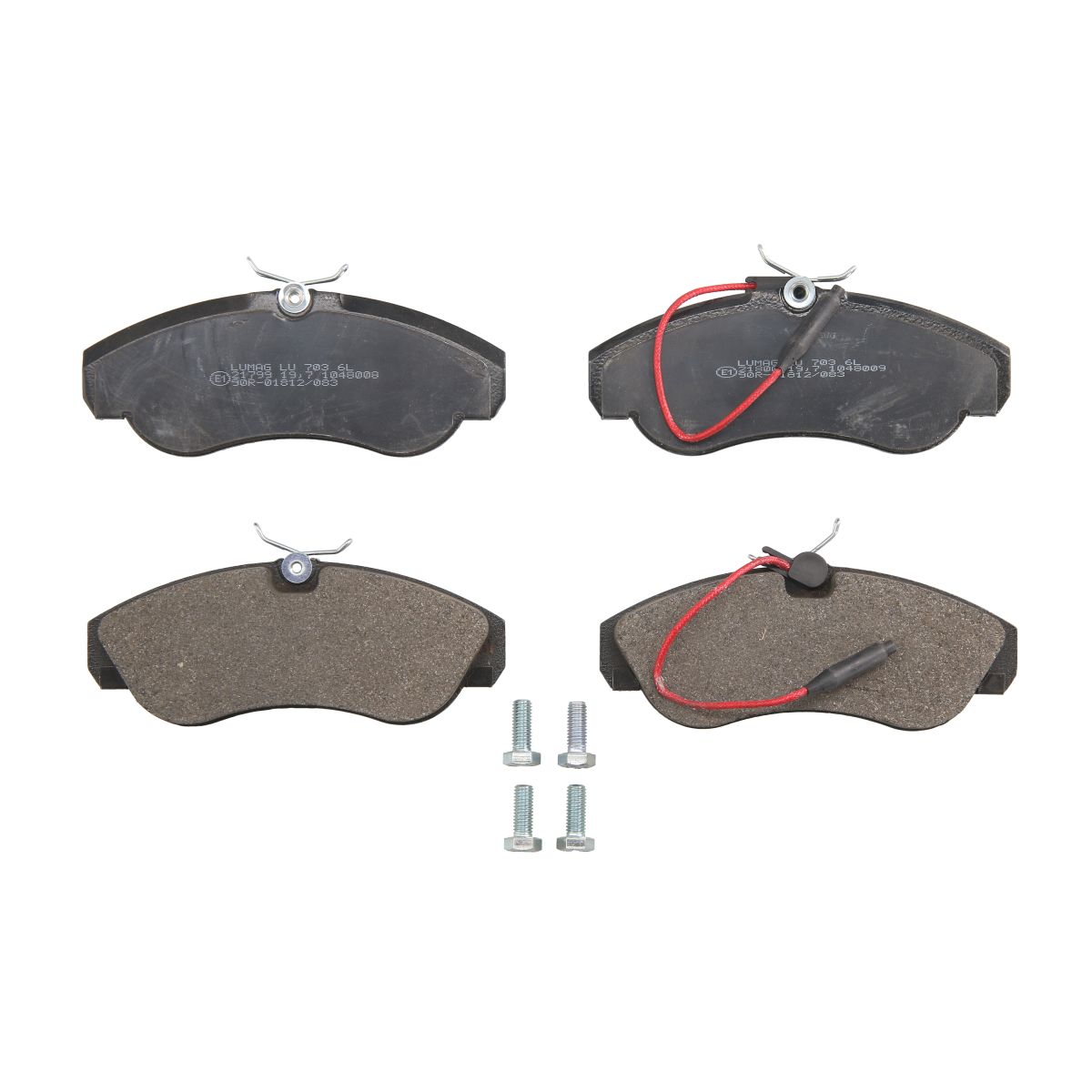 Bremsbelagsatz, Scheibenbremse BRECK 21799 00 703 10