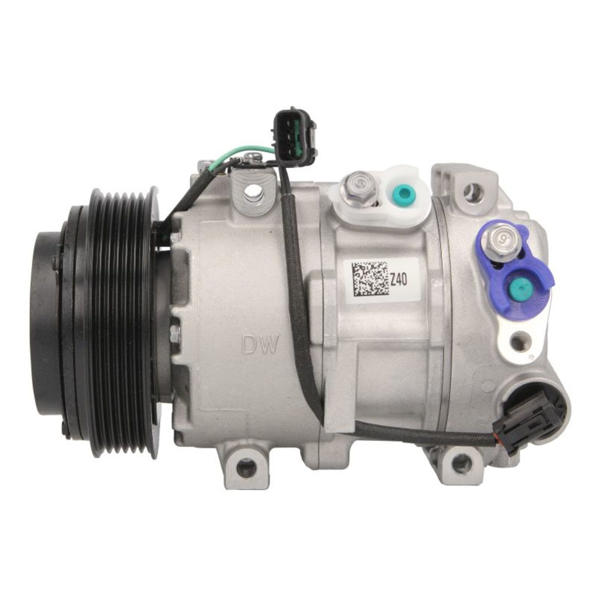 Klimakompressor 12 V Ø 117 mm DVE12N NRF passend für u.a. KIA RIO - Bild 6