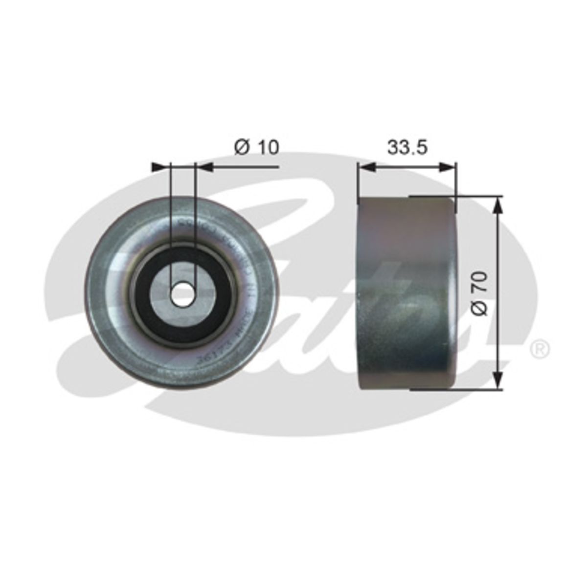 Image of Spanrol/geleiderpoelie, V-riem DriveAlign®