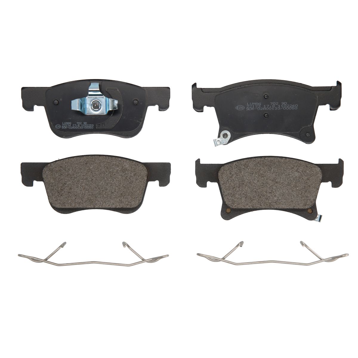 Bremsbelagsatz, Scheibenbremse BRECK 22123 00 702 00