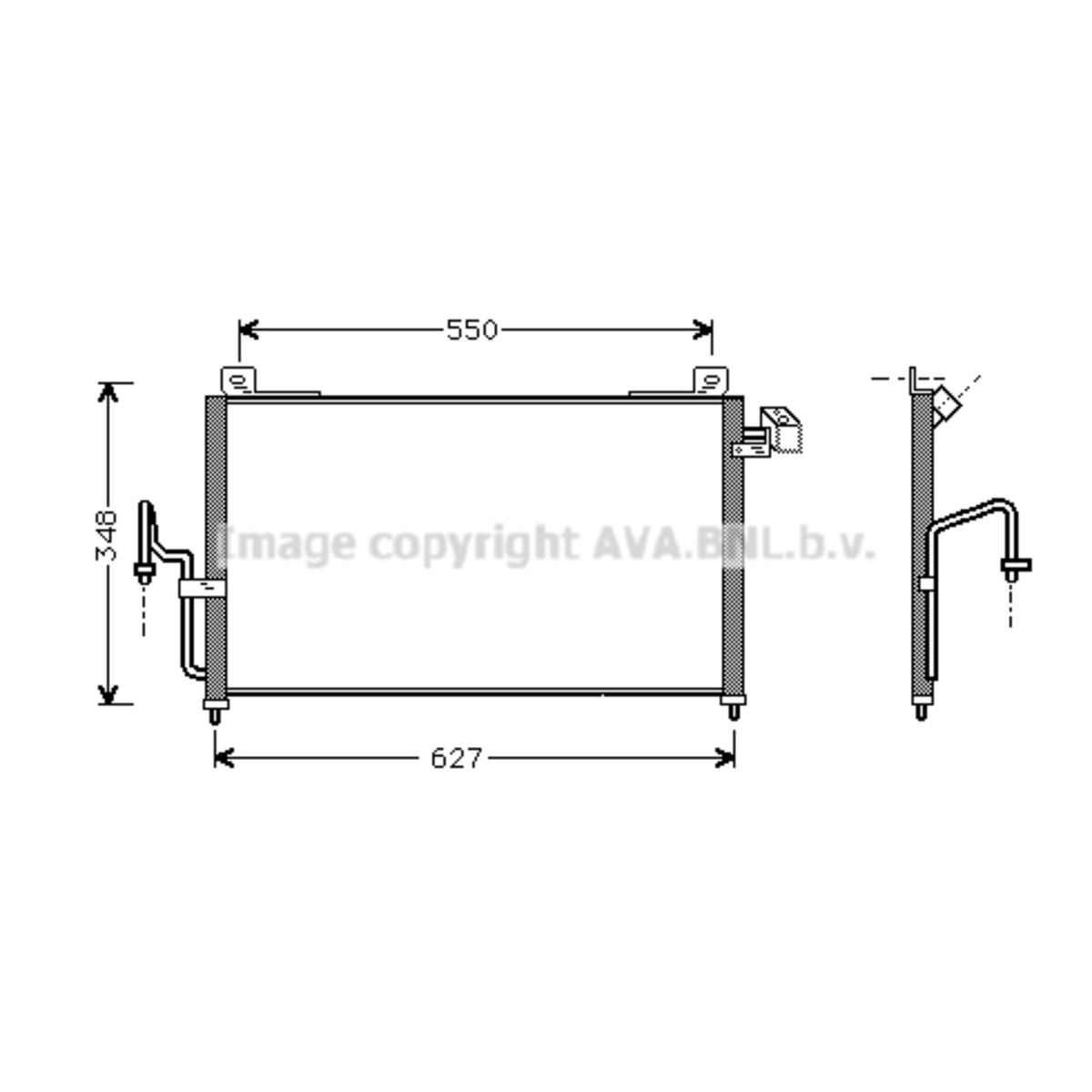 Image of Condensator, airconditioning   AVA