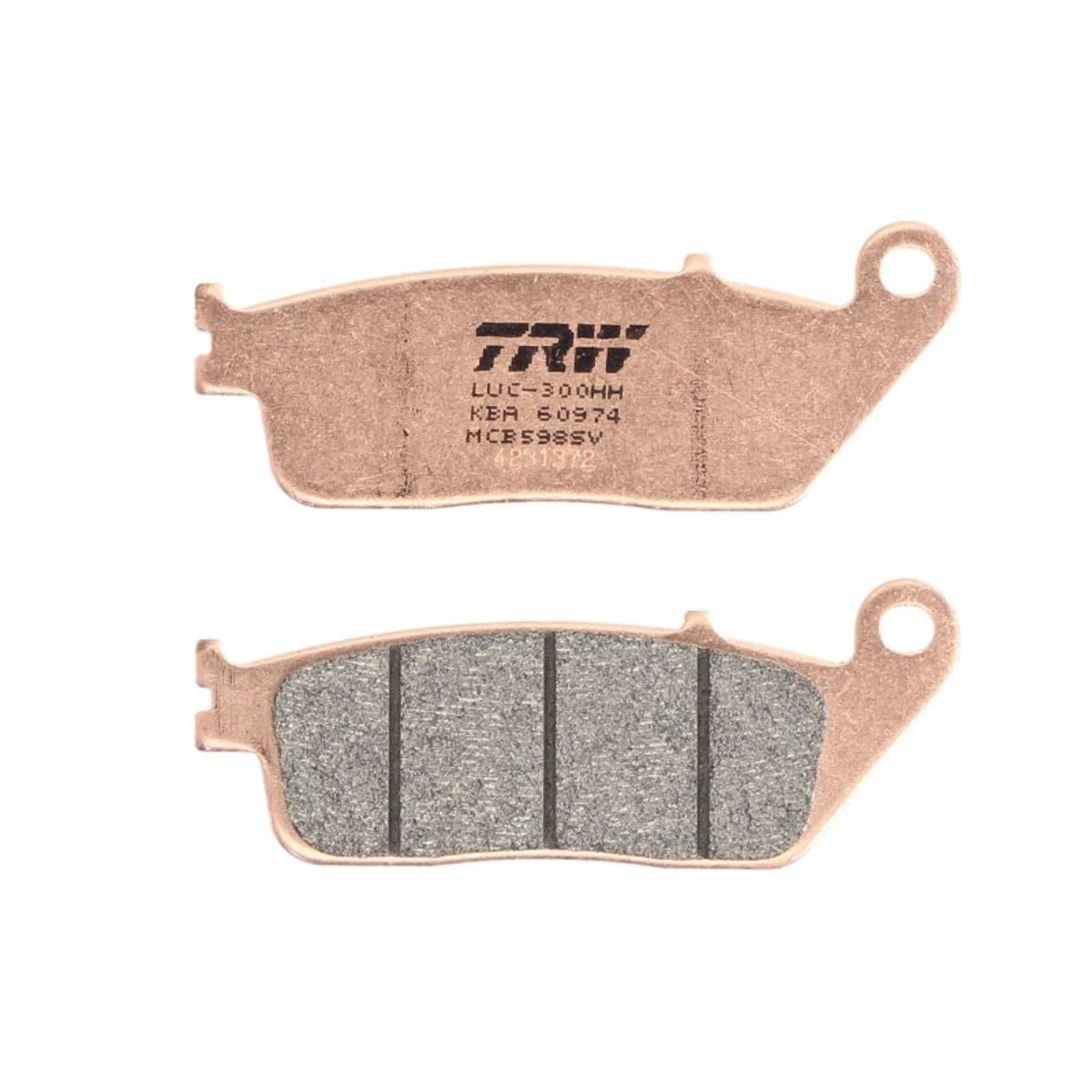Jeu de plaquettes de frein TRW MCB598SV