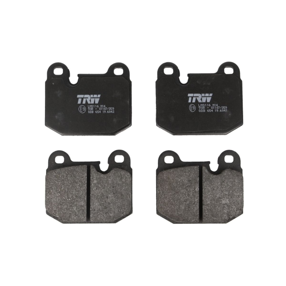 Trw Set Di Pastiglie Freno Gdb654, Anteriore