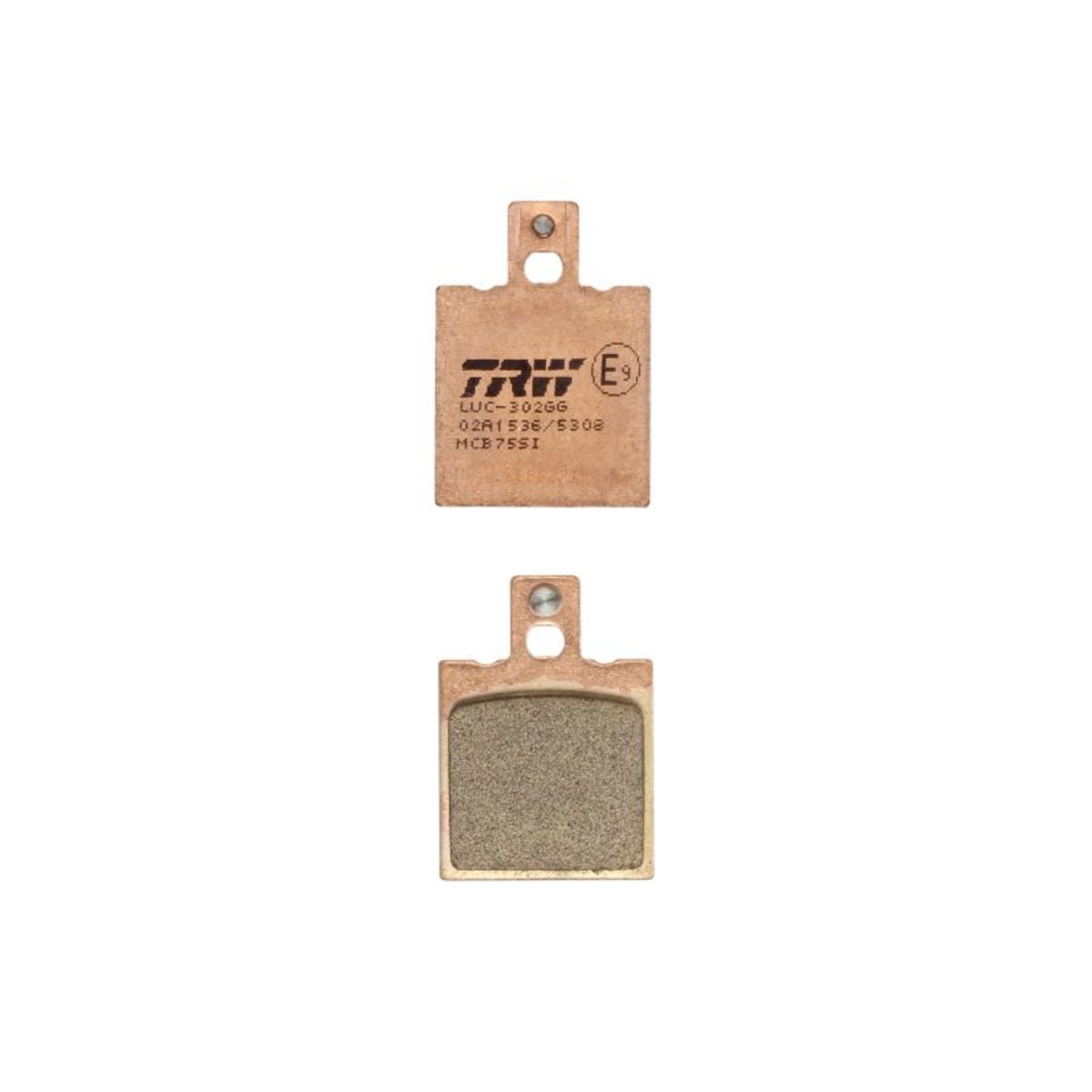 Jeu de plaquettes de frein TRW MCB75
