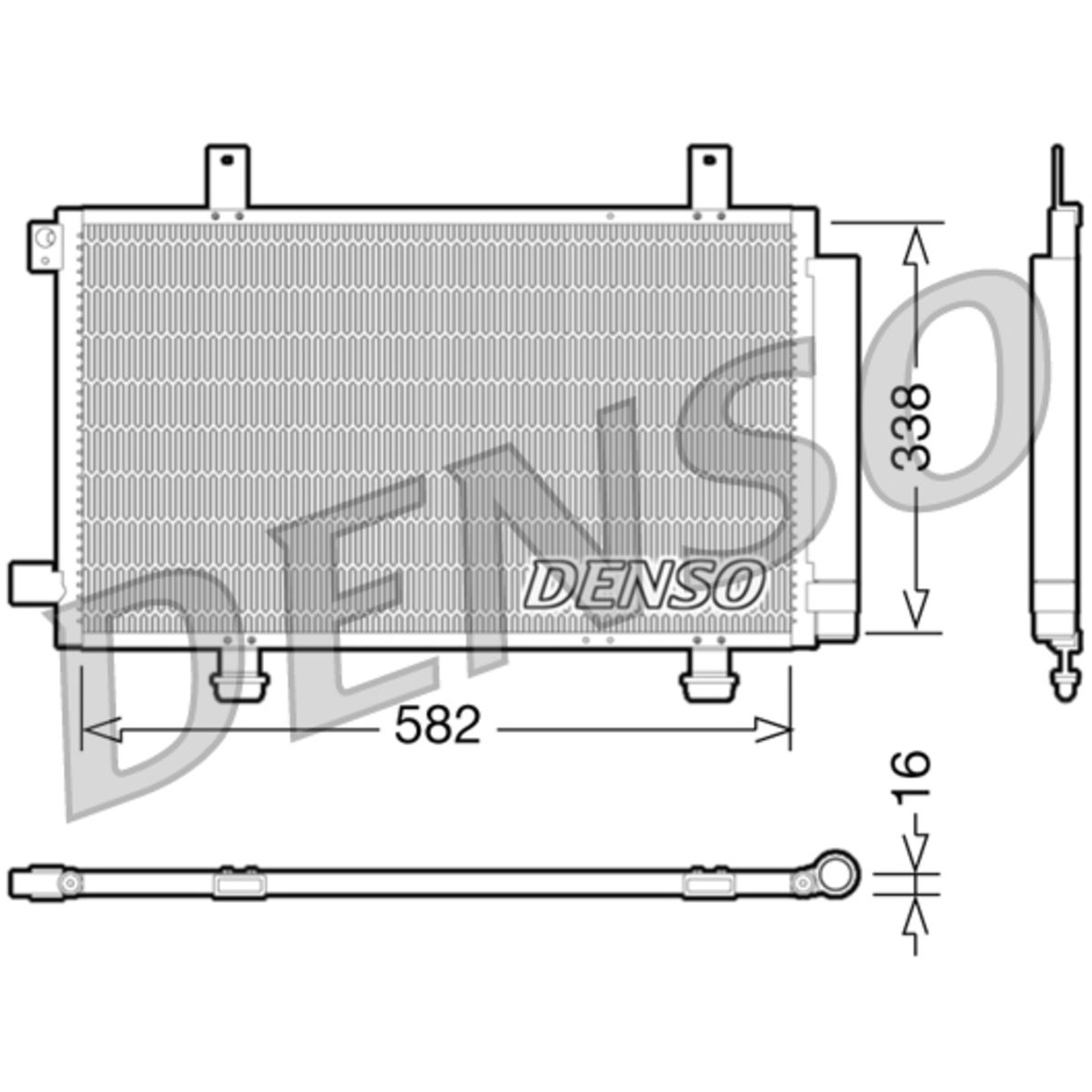 Kondensator, Klimaanlage DENSO DCN47002