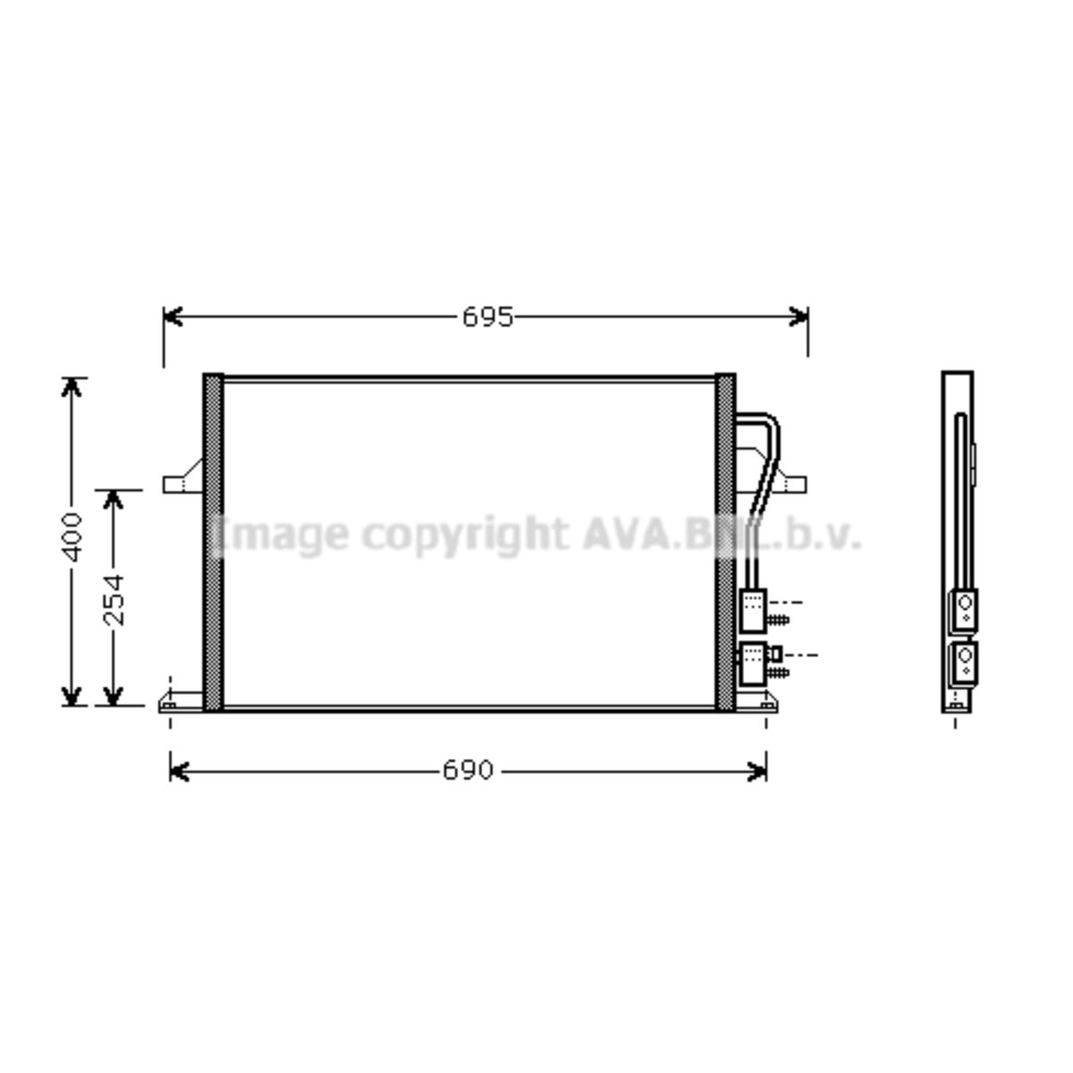 Image of Condensator, airconditioning   AVA