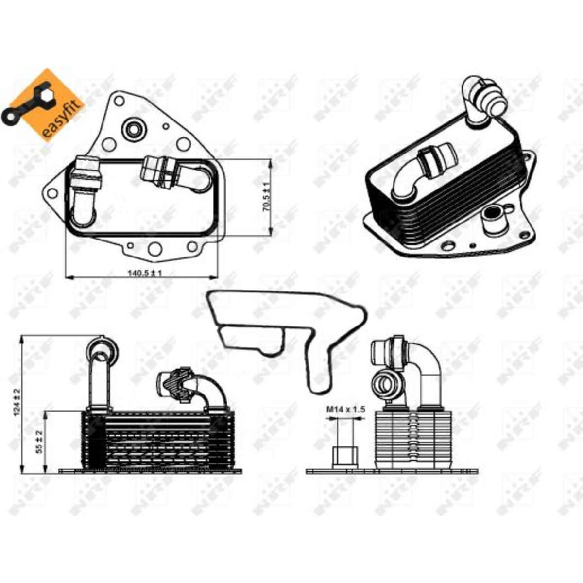 Image of Olie radiator, motorolie