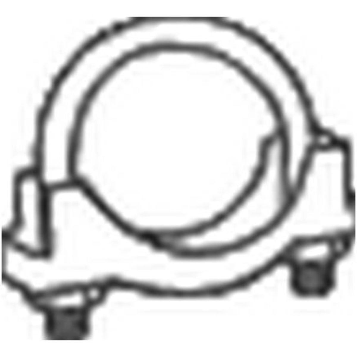 Image of U-klem, uitlaatsysteem  250-164
