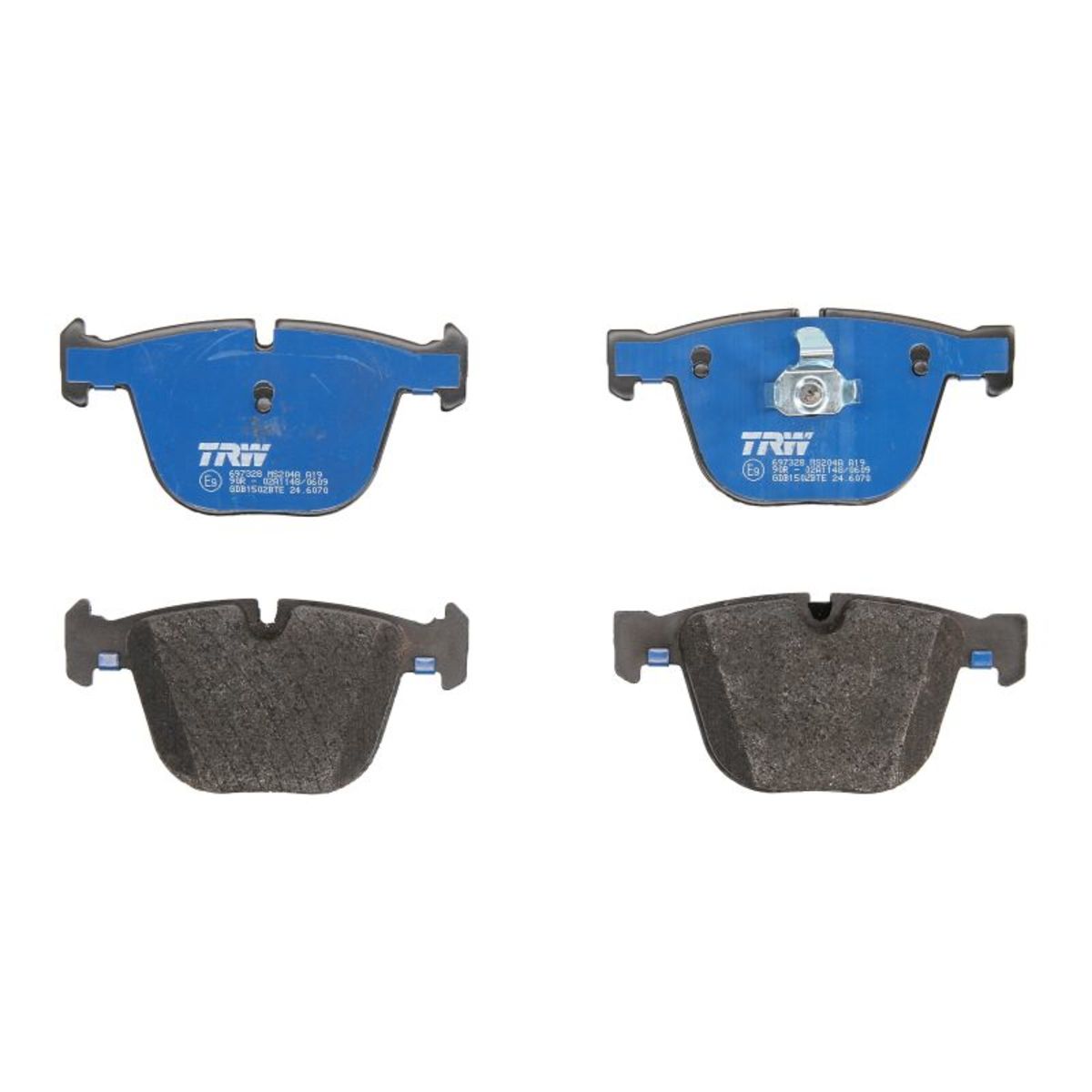 Bremsbelagsatz TRW GDB1502BTE, Hinten