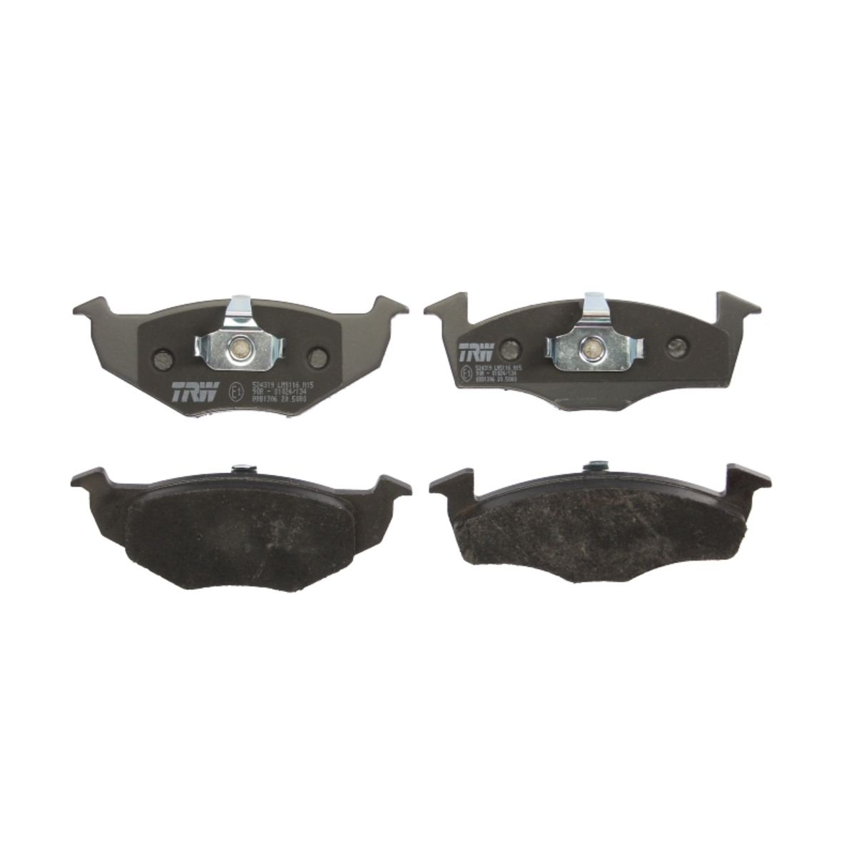 Trw Set Di Pastiglie Freno Gdb1306, Anteriore
