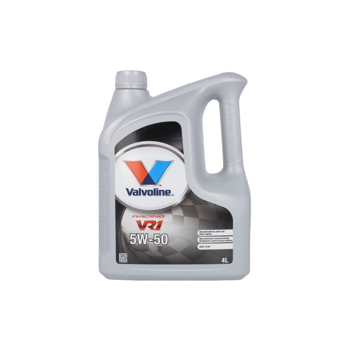 Huile moteur VALVOLINE 908790 VR1 Racing 5W50 4L