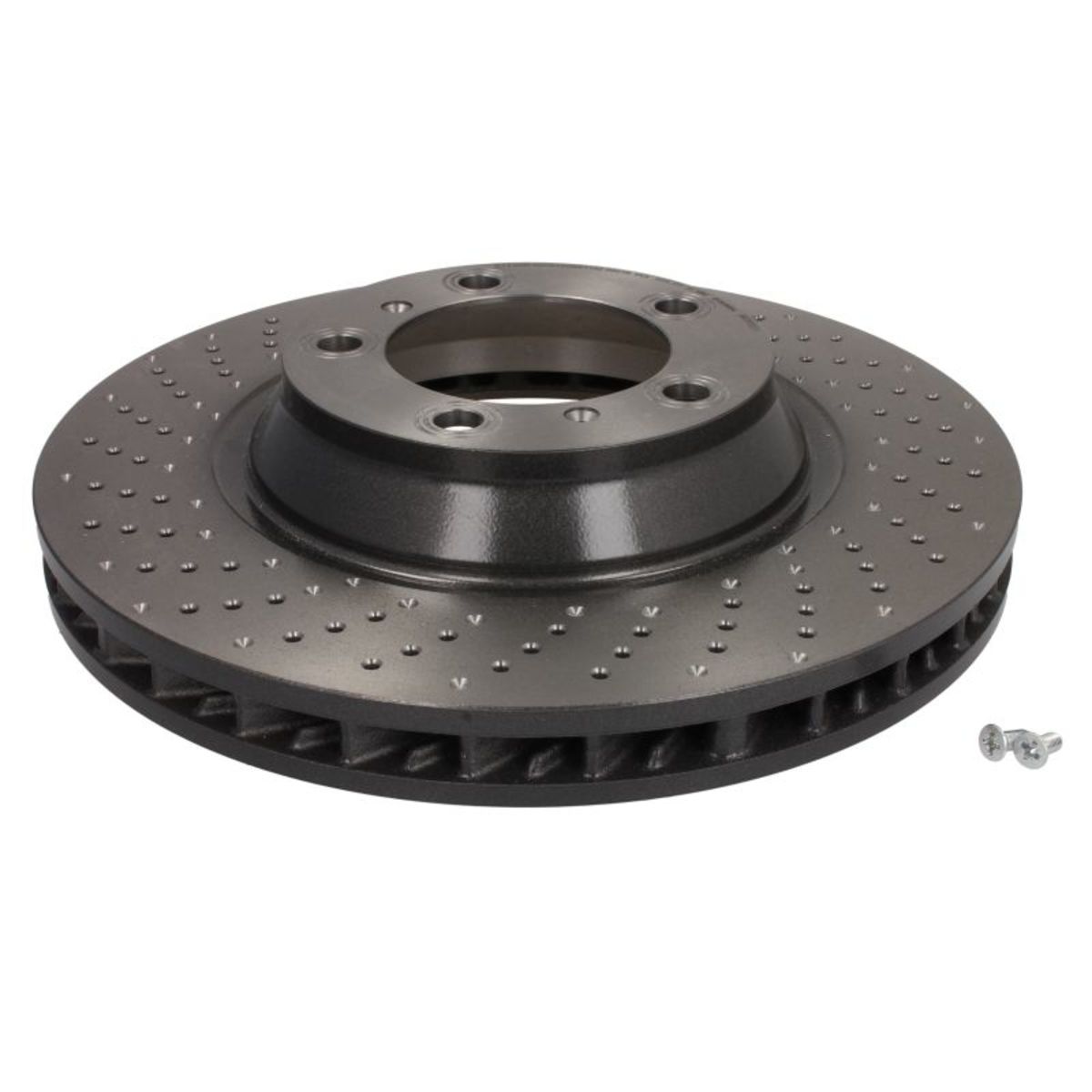 Bremsscheibe BREMBO 09D93211 vorne, bel&uuml;ftet, hochkarbonisiert, 1 St&uuml;ck