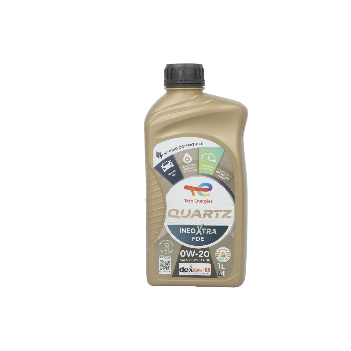 Huile moteur TotalEnergies 2228317 Quartz XTRA 0W20 1L