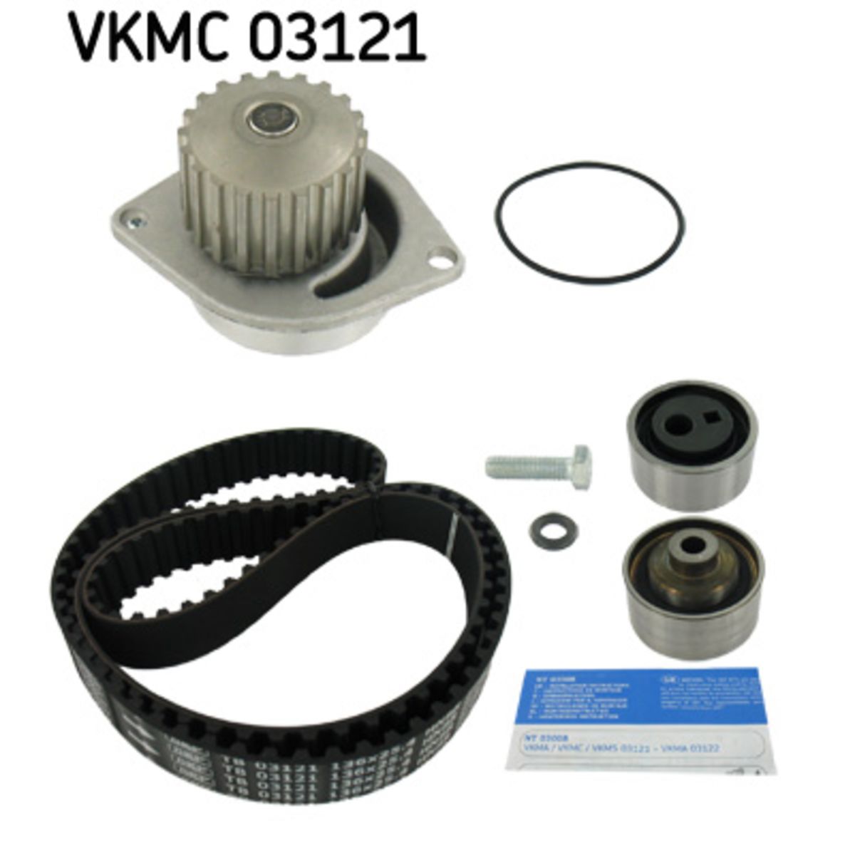 Image of Waterpomp + distributieriem set PowerGrip®
