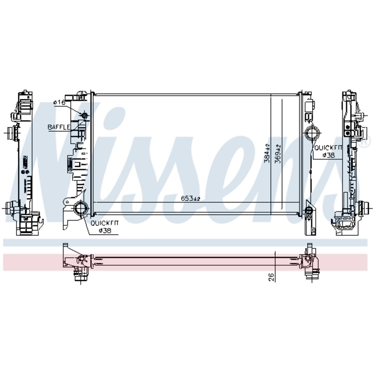 Image of Radiator, motorkoeling