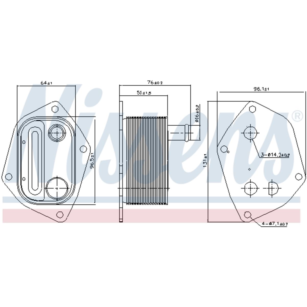 Image of Olie radiator, Motorolie