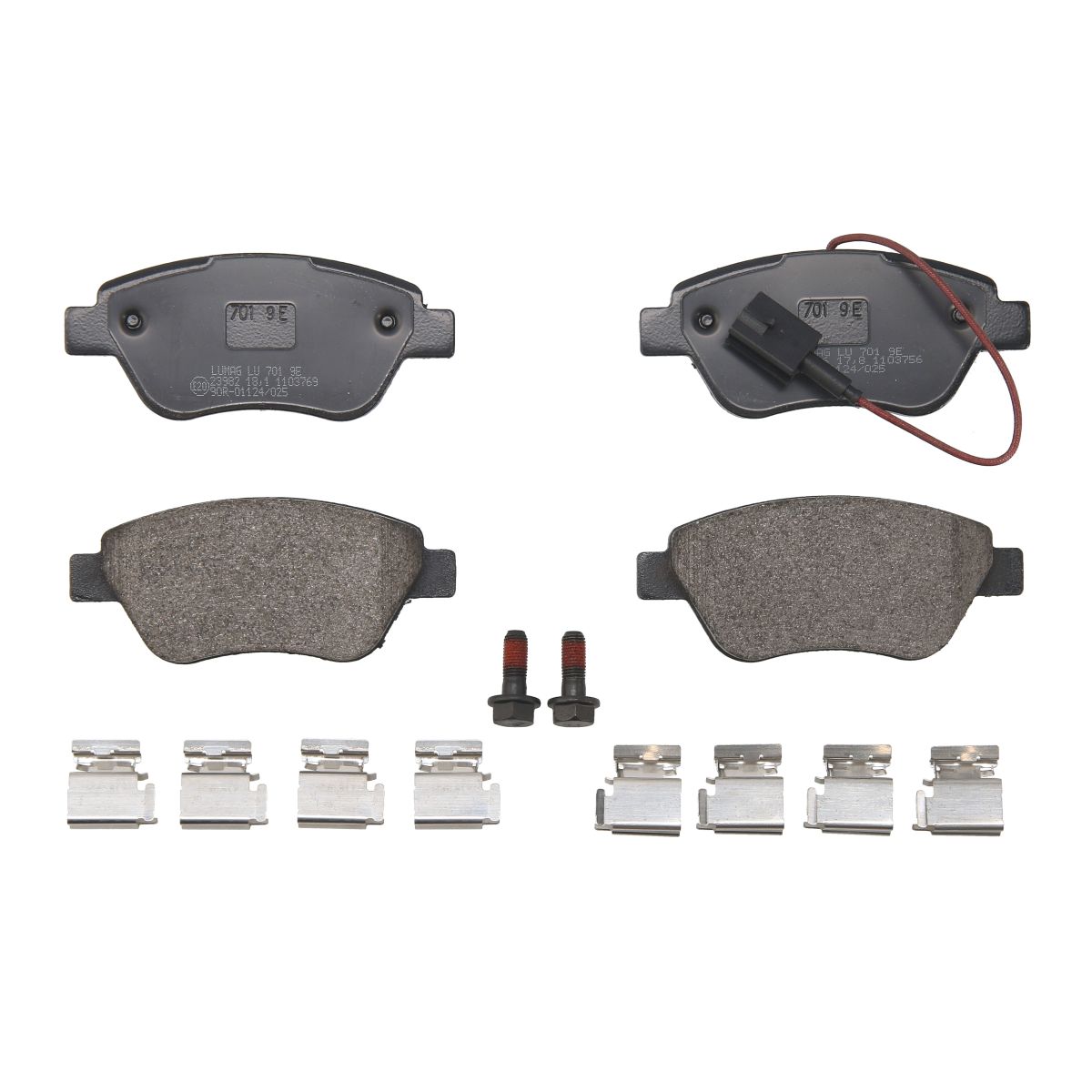 Bremsbelagsatz, Scheibenbremse BRECK 23979 00 701 10