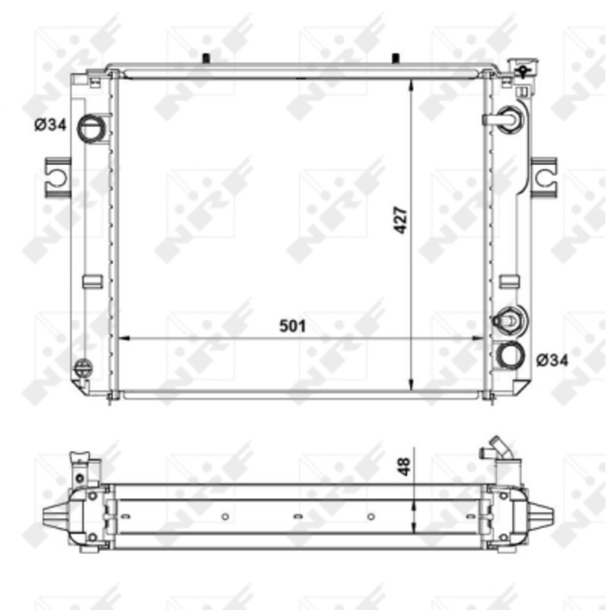 Nrf Radiator, Motorkoeling 52278A